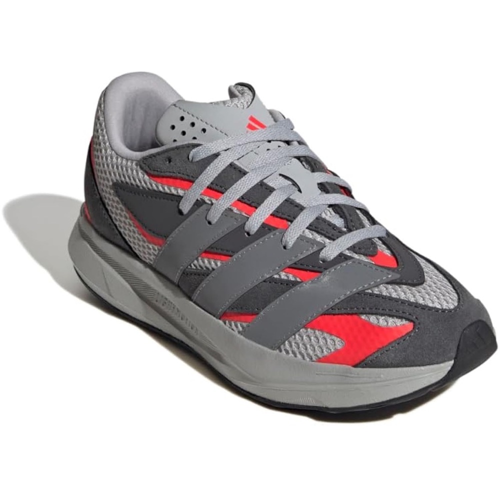 Adidas Gray and Red Athletic Shoes